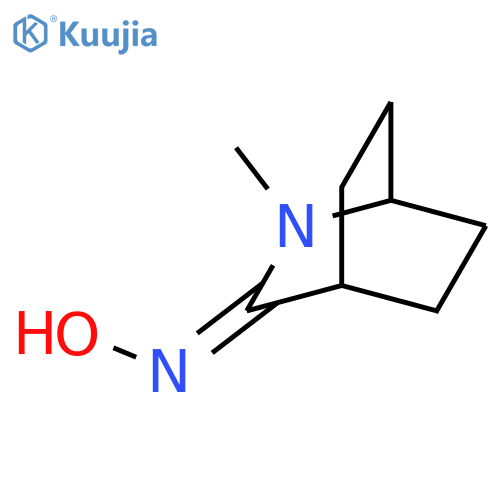 2-Azabicyclo[2.2.2]octan-3-one, 2-methyl-, oxime structure
