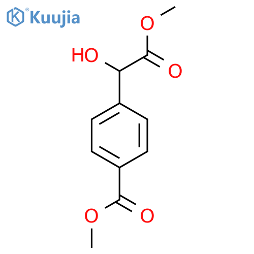 Methyl 4-(1-hydroxy-2-methoxy-2-oxoethyl)benzoate structure