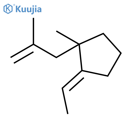 Cyclopentane, 2-ethylidene-1-methyl-1-(2-methyl-2-propenyl)- structure