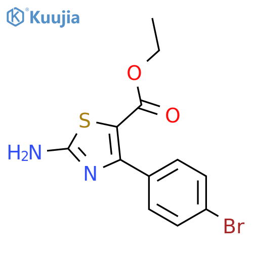 Ethyl 2-Amino-4-(4-bromophenyl)thiazole-5-carboxylate structure