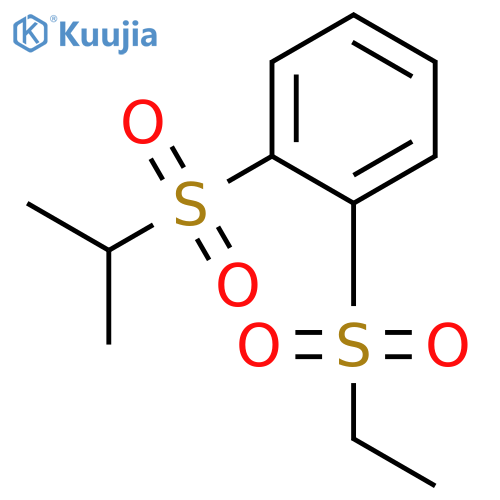 BENZENE, 1-(ETHYLSULFONYL)-2-[(1-METHYLETHYL)SULFONYL]- structure