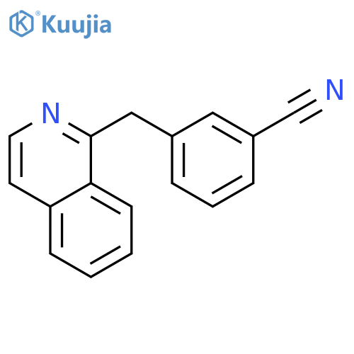 3-(Isoquinolin-1-ylmethyl)benzonitrile structure