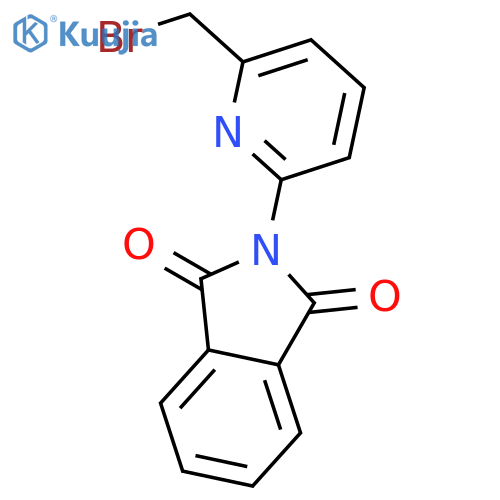 2-(6-BROMOMETHYL-PYRIDIN-2-YL)-ISOINDOLE-1,3-DIONE structure