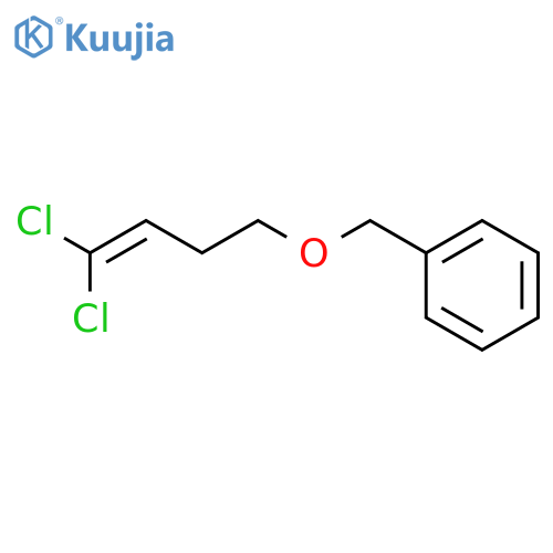 Benzene, [[(4,4-dichloro-3-butenyl)oxy]methyl]- structure
