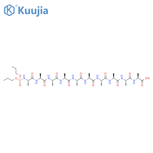 L-Alanine,N-(dipropoxyphosphinyl)-L-alanyl-L-alanyl-L-alanyl-L-alanyl-L-alanyl-L-alanyl-L-alanyl-L-alanyl-L-alanyl- structure