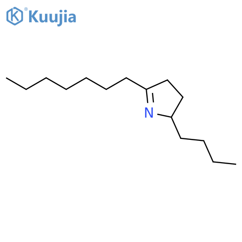 2H-Pyrrole, 2-butyl-5-heptyl-3,4-dihydro- structure