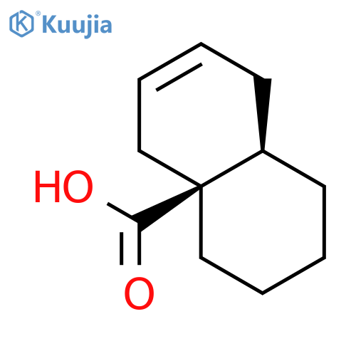4a(2H)-Naphthalenecarboxylic acid, 1,3,4,5,8,8a-hexahydro-, trans- structure