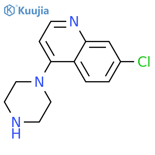 7-Chloro-4-(piperazin-1-yl)quinoline structure