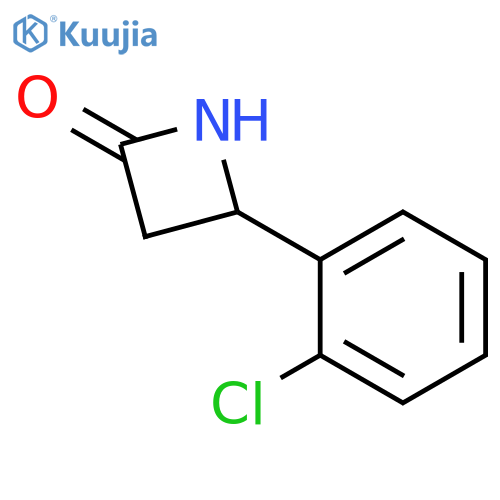 4-(2-chlorophenyl)azetidin-2-one structure