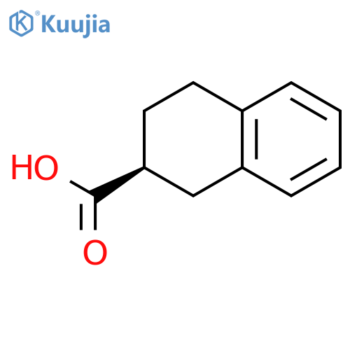 2-Naphthalenecarboxylic acid, 1,2,3,4-tetrahydro-, (S)- structure