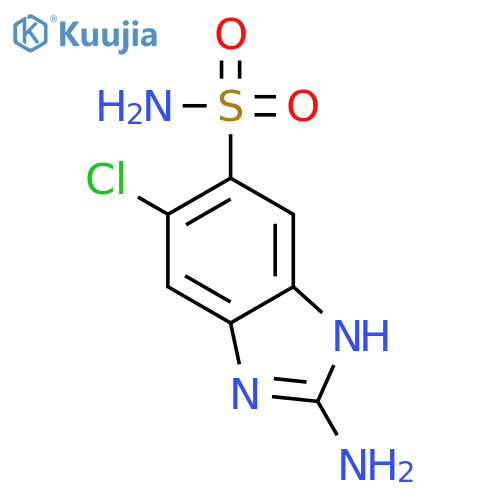 1H-Benzimidazole-5-sulfonamide, 2-amino-6-chloro- structure