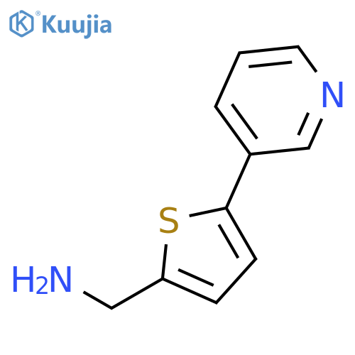 (5-Pyrid-3-ylthien-2-yl)methylamine structure
