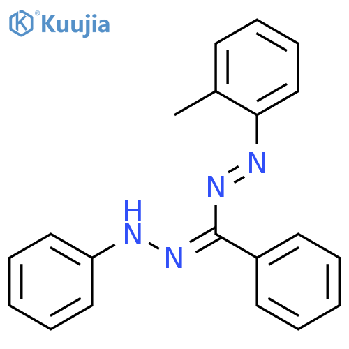 3,5-Diphenyl-1-(o-tolyl)formazan structure