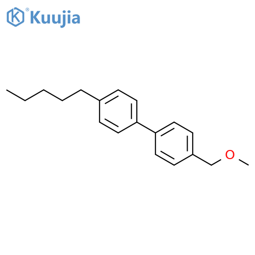 1,1'-Biphenyl, 4-(methoxymethyl)-4'-pentyl- structure