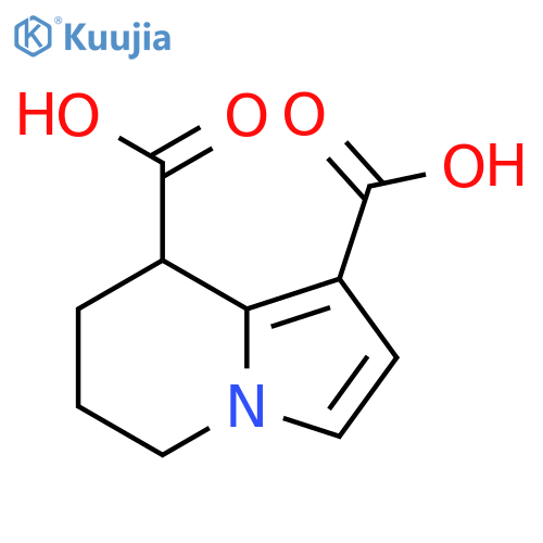 5,6,7,8-tetrahydro-1,8-Indolizinedicarboxylic acid structure