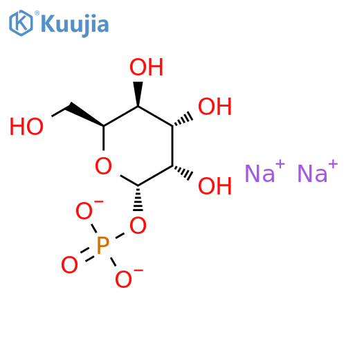 β-D-Glucopyranose 1-Phosphate Disodium Salt structure