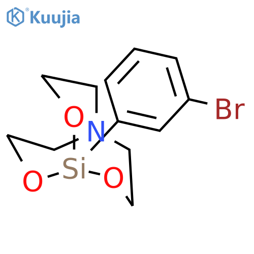 2,8,9-Trioxa-5-aza-1-silabicyclo[3.3.3]undecane, 1-(3-bromophenyl)- structure