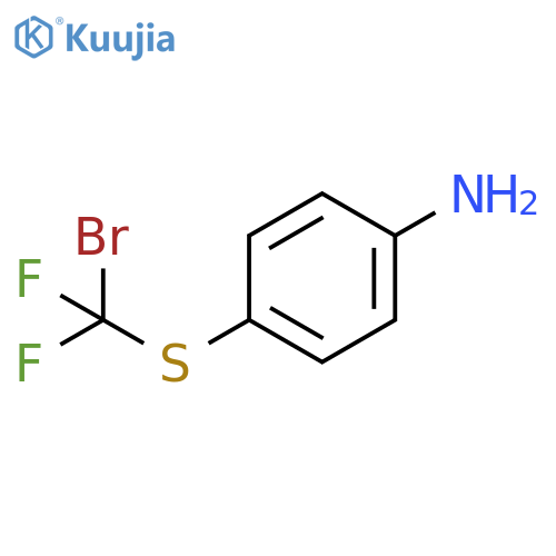 BENZENAMINE, 4-[(BROMODIFLUOROMETHYL)THIO]- structure