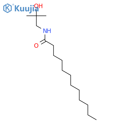 DODECANAMIDE, N-(2-HYDROXY-2-METHYLPROPYL)- structure