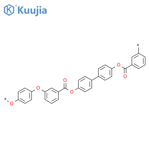 POLY(OXY-1,4-PHENYLENEOXY-1,3-PHENYLENECARBONYLOXY[1,1'-BIPHENYL]-4,4'-DIYLOXYCARBONYL-1,3-PHENYLENE) structure