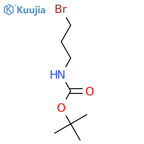 tert-butyl N-(3-bromopropyl)carbamate structure