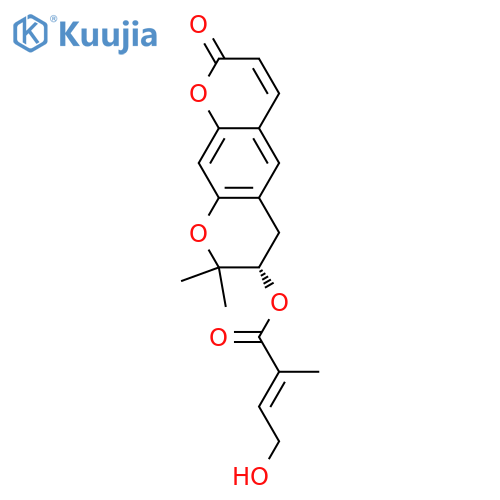 4''-Hydroxytigloyldecursinol structure