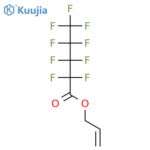 Pentanoic acid,2,2,3,3,4,4,5,5,5-nonafluoro-, 2-propen-1-yl ester structure