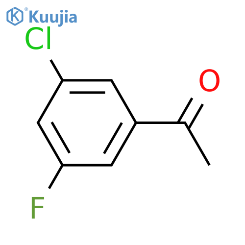 3'-Chloro-5'-fluoroacetophenone structure