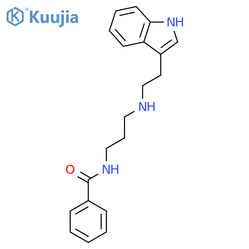 Benzamide, N-[3-[[2-(1H-indol-3-yl)ethyl]amino]propyl]- structure