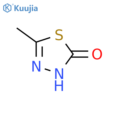 5-Methyl-1,3,4-thiadiazol-2-ol structure