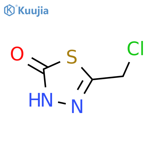 5-(chloromethyl)-2,3-dihydro-1,3,4-thiadiazol-2-one structure