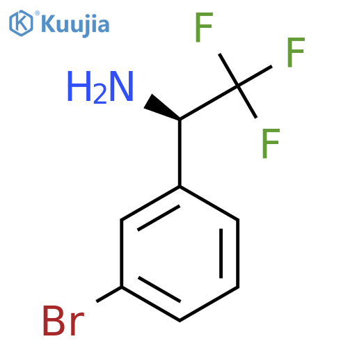 (1R)-1-(3-Bromophenyl)-2,2,2-trifluoroethylamine structure