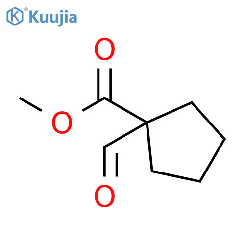 methyl 1-formylcyclopentane-1-carboxylate structure