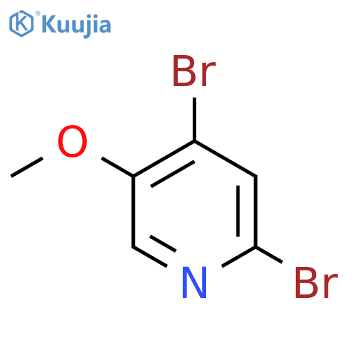 2,4-Dibromo-5-methoxypyridine structure