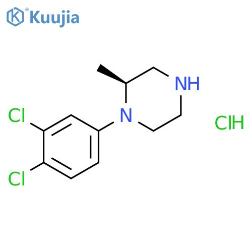 PIPERAZINE, 1-(3,4-DICHLOROPHENYL)-2-METHYL-, HYDROCHLORIDE, (2S)- structure