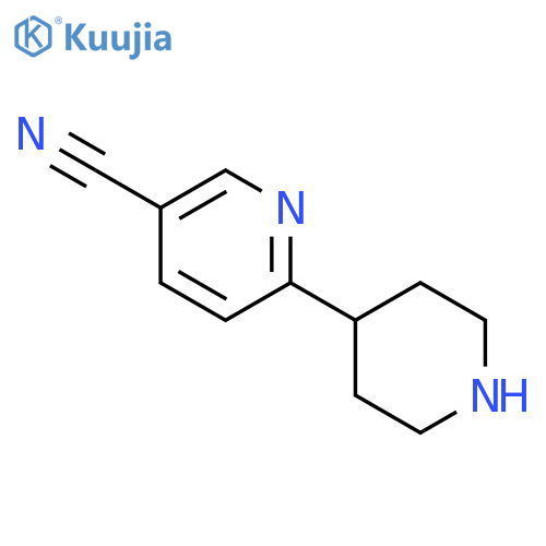 6-(piperidin-4-yl)nicotinonitrile structure
