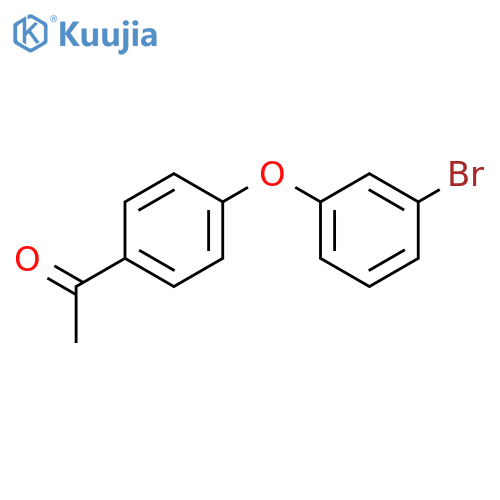 4'-(3-BROMOPHENOXY)ACETOPHENONE structure