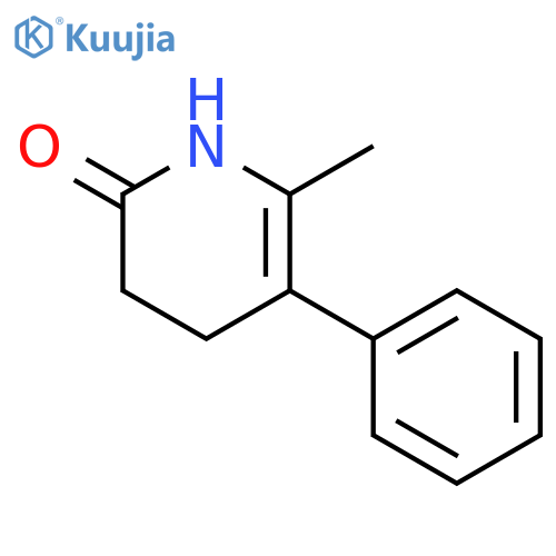 2(1H)-Pyridinone, 3,4-dihydro-6-methyl-5-phenyl- structure