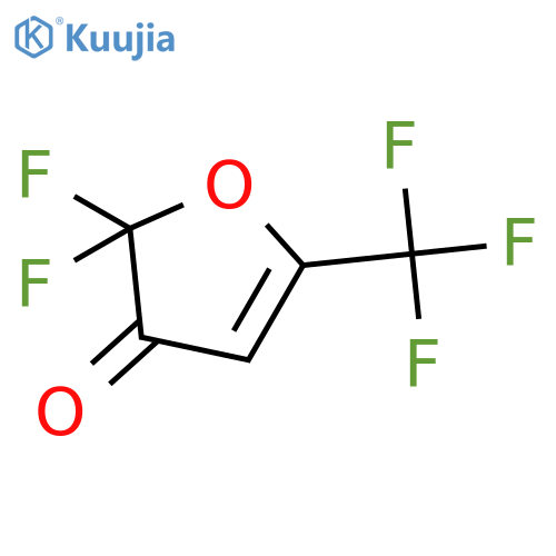 3(2H)-Furanone, 2,2-difluoro-5-(trifluoromethyl)- structure