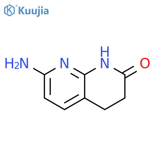 7-amino-1,2,3,4-tetrahydro-1,8-naphthyridin-2-one structure
