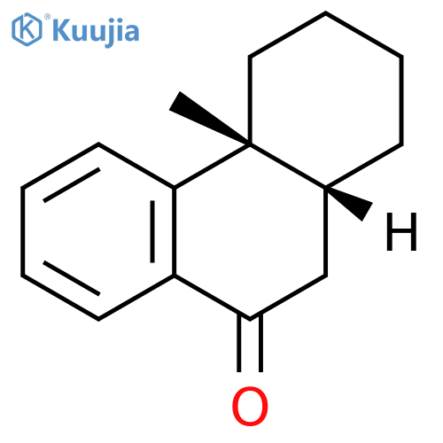 9(1H)-Phenanthrenone, 2,3,4,4a,10,10a-hexahydro-4a-methyl-, cis- (9CI) structure