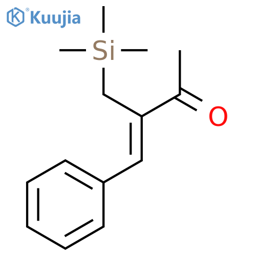3-Buten-2-one, 4-phenyl-3-[(trimethylsilyl)methyl]-, (3Z)- structure