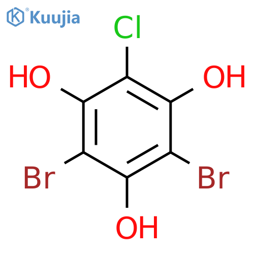 2,4-Dibromo-6-chloro-1,3,5-benzenetriol structure