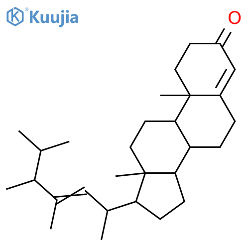 23-Methylergosta-4,22-dien-3-one; (22E,24R)-form structure