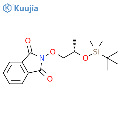 1H-Isoindole-1,3(2H)-dione, 2-[(2S)-2-[[(1,1-dimethylethyl)dimethylsilyl]oxy]propoxy]- structure