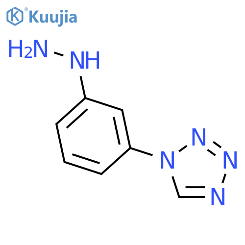 1H-Tetrazole,1-(3-hydrazinylphenyl)- structure