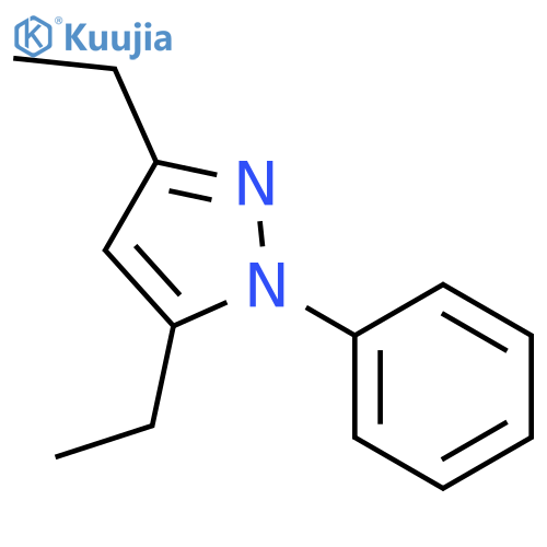 3,5-diethyl-1-phenyl-1H-pyrazole structure
