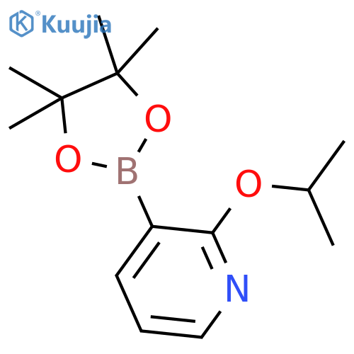 2-Isopropoxy-3-(4,4,5,5-tetramethyl-1,3,2-dioxaborolan-2-yl)pyridine structure