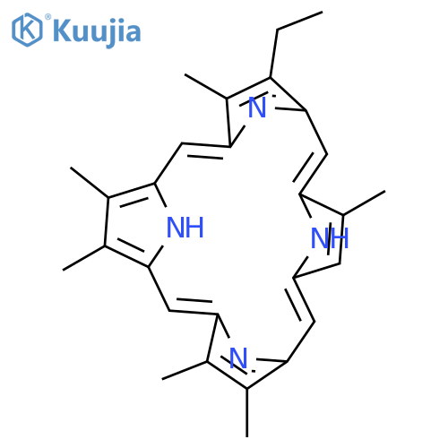 21H,23H-Porphine, 8-ethyl-2,3,7,12,17,18-hexamethyl- structure