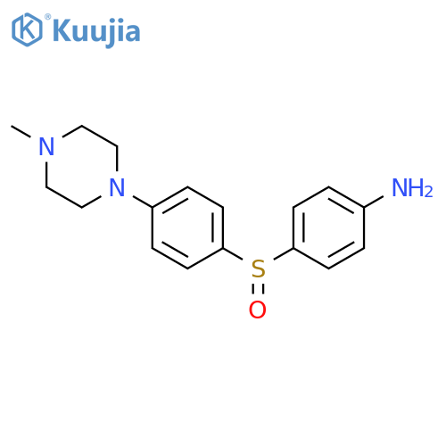 BENZENAMINE, 4-[[4-(4-METHYL-1-PIPERAZINYL)PHENYL]SULFINYL]- structure